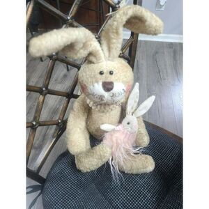 By Deborah Lynn Rabbit & Friend Easter Home Decor
